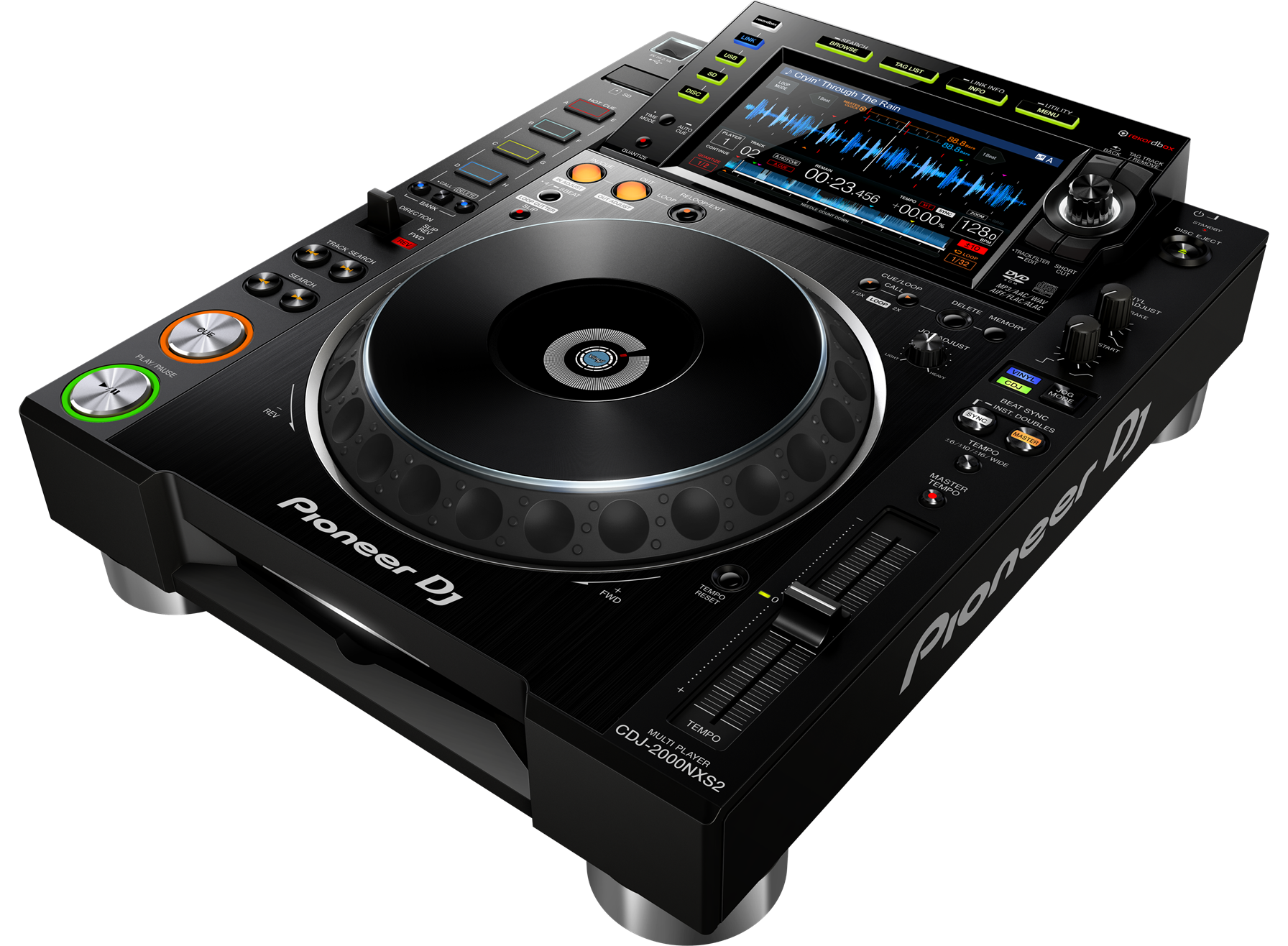 Pioneer DJ CDJ-2000NXS2 available for hire from CUE DEPT